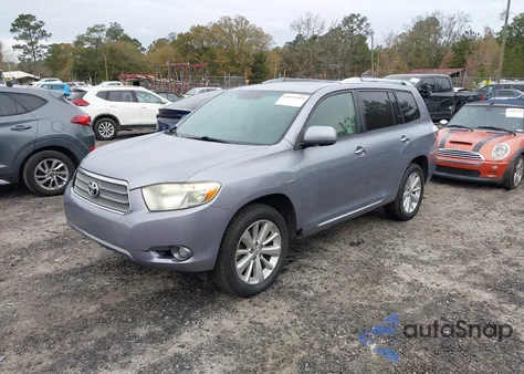 2008 Toyota Highlander Hybrid Limited из США, поврежденный, VIN JTEEW44A882014366